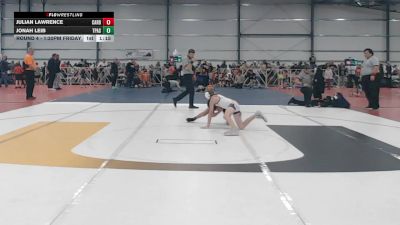 76 lbs Round 4 - 1:30pm Friday - Julian Lawrence, Cali Red vs Jonah Leib, PA Silver