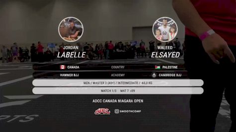 Waleed Elsayed vs Jordan Labelle 2025 ADCC Niagara Open