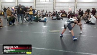 100 lbs Round 4 (6 Team) - Rocco Weishaupt, Mi Pitbulls vs Beau Burrow, BadBass