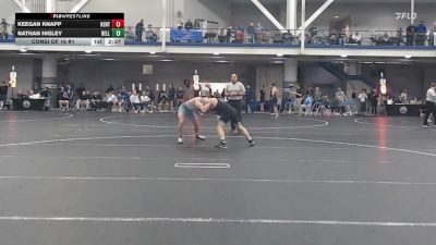 157 lbs Consi Of 16 #1 - Keegan Knapp, Kent State vs Nathan Higley, Bellarmine