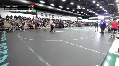 106 lbs Cons. Round 2 - Sonny Lopez, Washington Union vs Bryan Chevoya, Liberty (Madera)