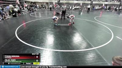 70 lbs Cons. Round 2 - Miles Maes, Mollitium Wrestling Club vs Tyson DeRosia, Wisconsin