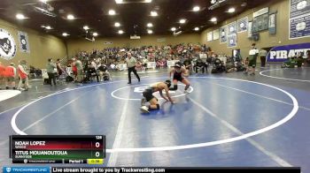 126 lbs Cons. Round 2 - Noah Lopez, Wasco vs Titus Mouanoutoua, Sunnyside