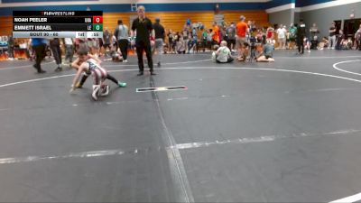 60 lbs 3rd Place Match - Emmett Israel, White Knoll vs Noah Peeler, Unaffiliated