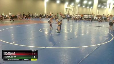 144 lbs Round 5 (10 Team) - Kyle Gallo, Funky Monkey vs Ayden Estep, Anchor Wrestling