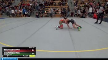 95 lbs Semifinal - Noah Bartkowicz, PINnacle Wrestling vs Hunter Erdmann, X-Factor Elite