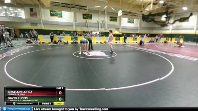 140 lbs Cons. Semi - Braylon Lopez, Legends Of Gold vs Gavin Kloos, Clear Lake Alumni Wrestling