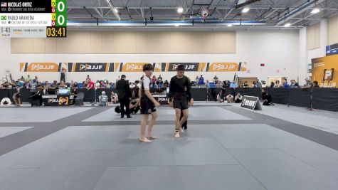 Nicolas Ortiz vs Pablo Araneda 2026 PBJJF Pan American Jiu-Jitsu Championships