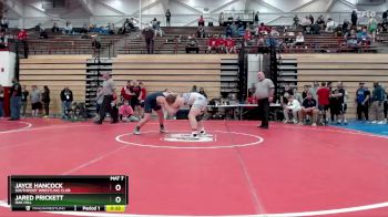 215 lbs Champ. Round 1 - Jared Prickett, Oak Hill vs Jayce Hancock, Southport Wrestling Club