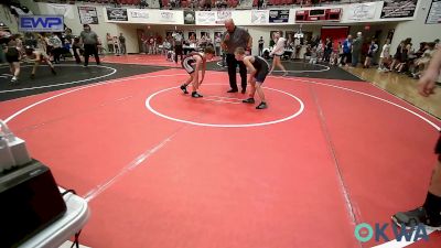 85 lbs Semifinal - Elias Ellison, Vinita Kids Wrestling vs Kamden Turner, Owasso Takedown Club