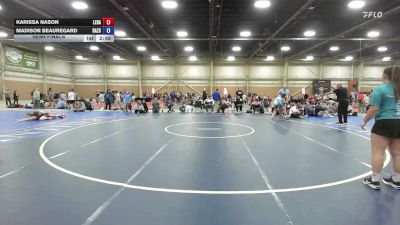 185 lbs Semifinal - Karissa Nason, Lebanon Die Hard Wrestling - GHSE vs Madison Beauregard, Razor GWC - GHSE