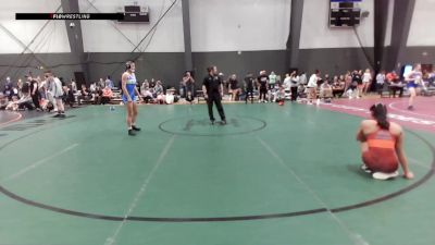 16U Girls GR - 125 lbs 1st Place Match - Aleia Apostol, HI vs Addison Bernstein, CA