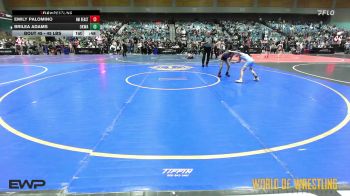 45 lbs 5th Place - Emily Palomino, NM Beast vs Brilea Adams, OKWA