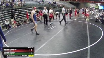 150 lbs Round 5 (6 Team) - Kaleb Griffith, Nebraska Red vs Cohen Olsen, Team Texas