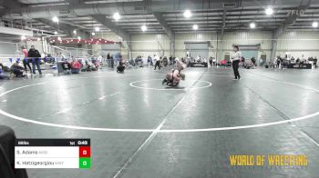 89 lbs Consi Of 16 #2 - Samuel Adams, ARSENAL vs Kosta Hatzigeorgiou, Wentzville Wrestling Federation