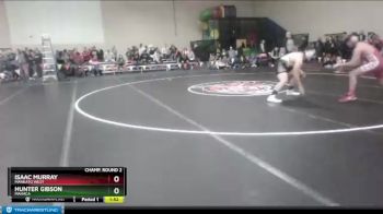 195 lbs Champ. Round 2 - Isaac Murray, Mankato West vs Hunter Gibson, MAHACA