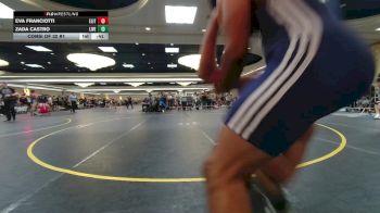 109 lbs Consi Of 32 #1 - Eva Franciotti, Elite Force WC vs Zada Castro, Livewire