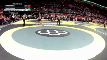 G-125 lbs Semifinal - Paige Cowan, G-East Liverpool vs Kelsey King, G-Lak. West