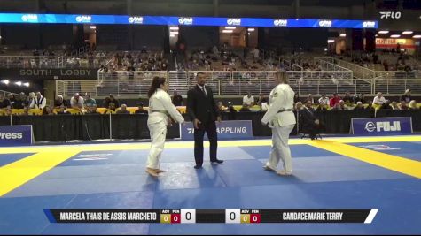 Candace Marie Terry vs Marcela Thais De Assis Marcheto 2025 Pan Jiu Jitsu IBJJF Championship