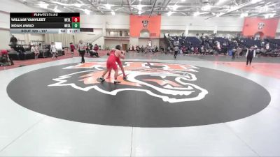 197 lbs Cons. Round 2 - Noah Awad, Wesleyan (CT) vs William VanVleet, Wesleyan (CT)