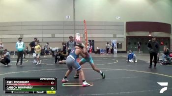 125 lbs Quarterfinals (8 Team) - Carson Humphrey, Copperheads vs Axel Rodriguez, Untouchables Purple