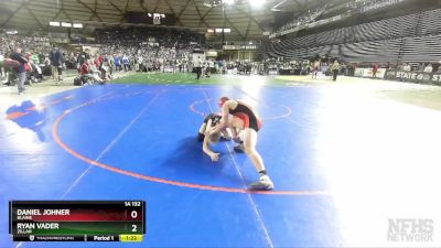 1A 132 lbs Champ. Round 1 - Ryan Vader, Zillah vs Daniel Johner, Blaine