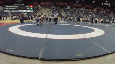 133 lbs Champ. Round 2 - Angel Legrand, New College Of Florida vs Zac Bosken, Reinhardt University (GA)