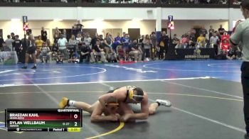 197 lbs Quarterfinal - Dylan Wellbaum, Adrian vs Braedan Kahl, Heidelberg