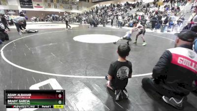 67 lbs Champ. Round 1 - Adam Albahar, Socal Grappling Club vs Brady Garcia, Threshold Wrestling