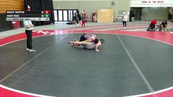 285 lbs Cons. Semi - Brady Griffin, Drury vs Cody Ruiz, Quincy