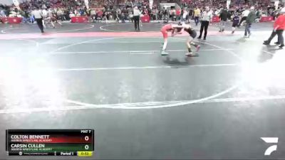 120 lbs Cons. Round 2 - Colton Bennett, Askren Wrestling Academy vs Carsin Cullen, Askren Wrestling Academy