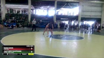 149 lbs Cons. Semi - Matthew Kaufmann, Notre Dame (Ohio) vs Evan Davis, Ashland