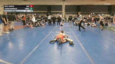 85 lbs Rr Rnd 4 - Max Garcia, Dark Horse - MSE vs Logan Bonfilio, Triumph Blue - MSE