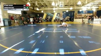 132 lbs Champ. Round 1 - Christian Day, Cocoa Beach WC vs Ryker Hicks, Well Trained