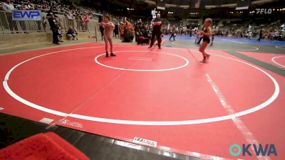 67 lbs Semifinal - Savina Burgo, Team Tulsa Wrestling Club vs Harlea Lucas, Vian Wrestling Club