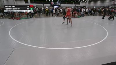 110 lbs Champ. Rd Of 32 - Connor Bischof, Pinnacle Wrestling Club vs Gage Heying, Ironhawk Wrestling Academy