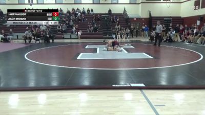 120 lbs Round 2 (3 Team) - Zach Homan, Independence vs Jake Haugse, Mount Vernon