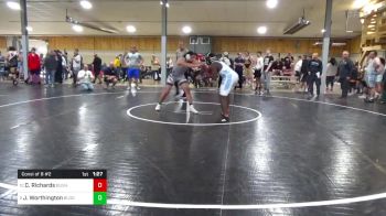 189 lbs Consi Of 8 #2 - Caleb Richards, Bushkill vs Josh Worthington, Bloomsburg