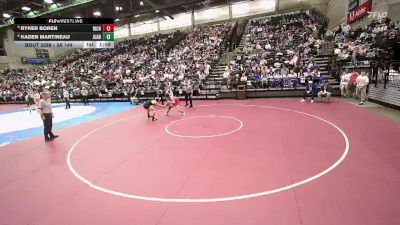 3A 144 lbs Cons. Round 3 - Kaden Martineau, Juab vs Ryker Boren, Richfield