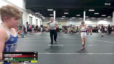 84 lbs Round 3 (8 Team) - Landon Piovarchy, Finger Lakes Elite vs Jake Luik, Kraken White