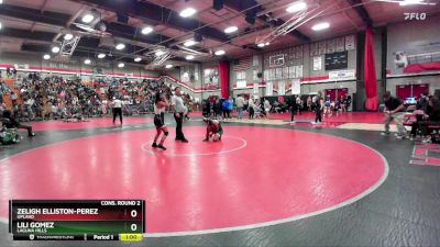 130 lbs Cons. Round 2 - Lili Gomez, Laguna Hills vs ZELIGH ELLISTON-PEREZ, Upland