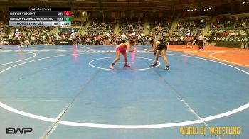 95 lbs Quarterfinal - Devyn Vincent, Shelton Wrestling Academy vs Harmony Lorenzo-DeHerrera, Duran Elite