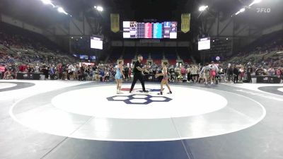 100 lbs Champ. Rd Of 32 - Jaclyn Bouzakis, PA vs Kinley Harker, MO