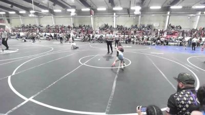 54 lbs Consolation - Aria Lorenzo DeHerrera, Duran Elite vs Ella Goimarac, Badlands WC