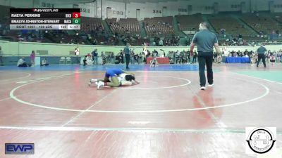 108 lbs Semifinal - Raeya Perkins, Bixby JH Girls vs Emalyn Johnston-Stewart, MacArthur Wrestling