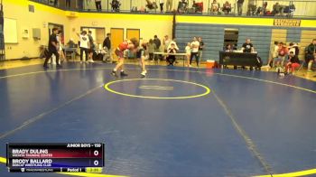 150 lbs 3rd Place Match - Brady Duling, Wichita Training Center vs Brody Ballard, Bobcat Wrestling Club