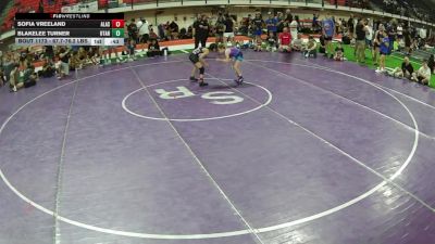 67.7-76.2 lbs Semis - Sofia Vreeland, Alaska vs Blakelee Turner, Utah