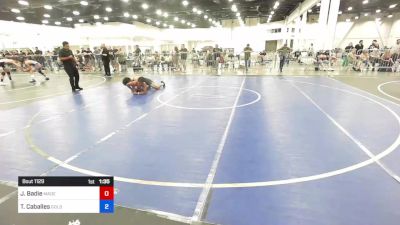 156 lbs Quarterfinal - Javon Badie, Madera Grapplers WC vs Thales Caballes, Golden Backs Wrestling