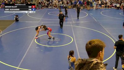 107 lbs Cons. Round 3 - Abby Alexander, Lyndonville vs Nevaeh Elliot, Clarence