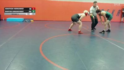 170-185 lbs Round 3 - Jonathon Hernandez, Milwaukie Mustangs vs Sawyer Greenstreet, Cornerstone Mat Club